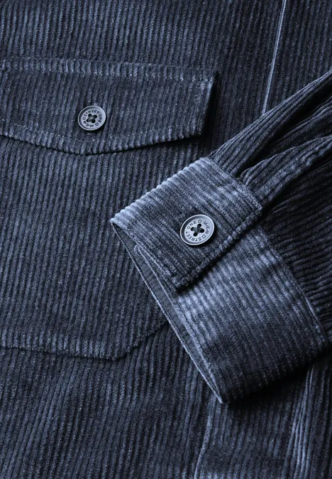 Cord Overshirt nightwalk blue