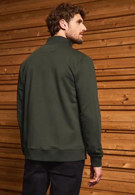 Jacke mit 3D-Struktur dark olive green