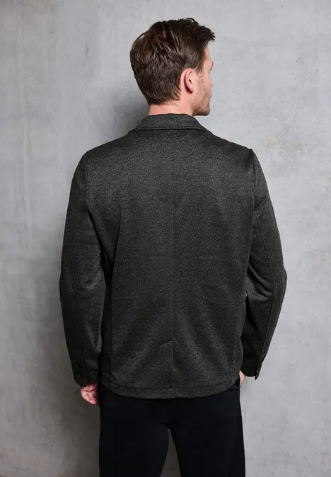 Melange-Look Sakko thunder grey melange