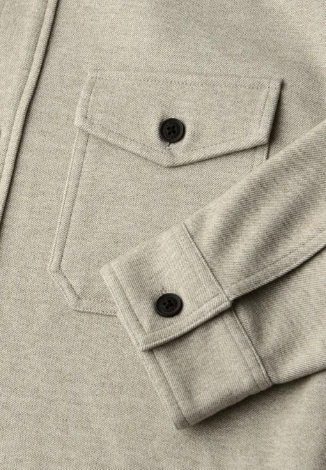 Twill Overshirt sandy beige