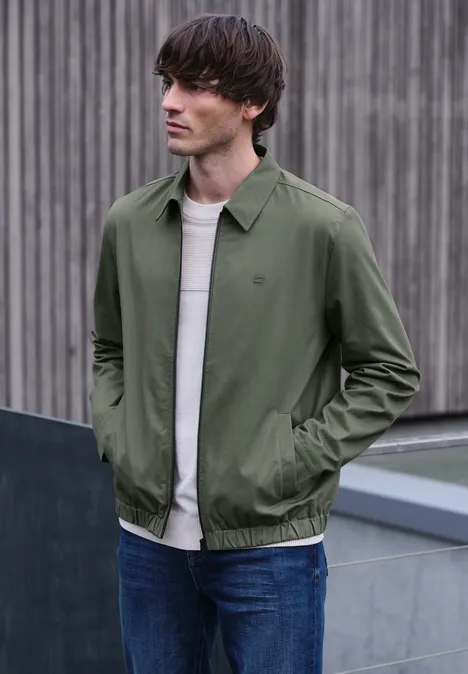 Blouson mit Zipper natural green