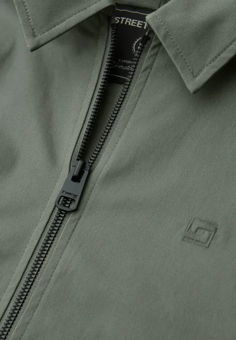 Blouson mit Zipper natural green