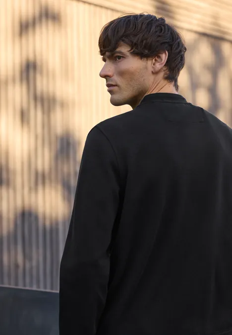 Blouson piquee Black