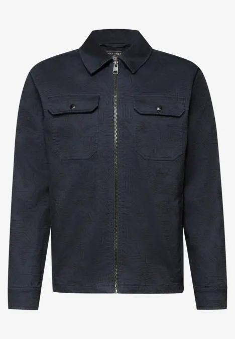 Overshirt im Washed-Look nocturnal blue