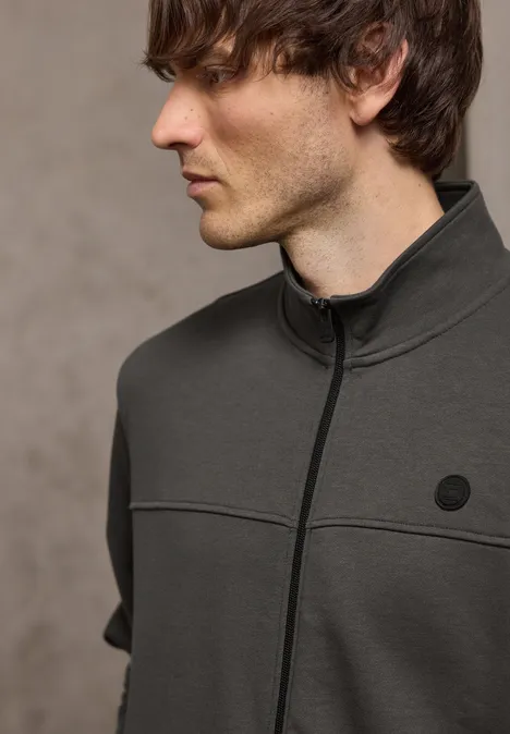 Miękka kurtka Basic oil grey