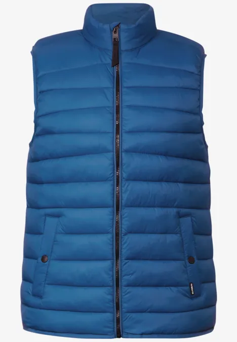 Lichte, donzen bodywarmer kite blue
