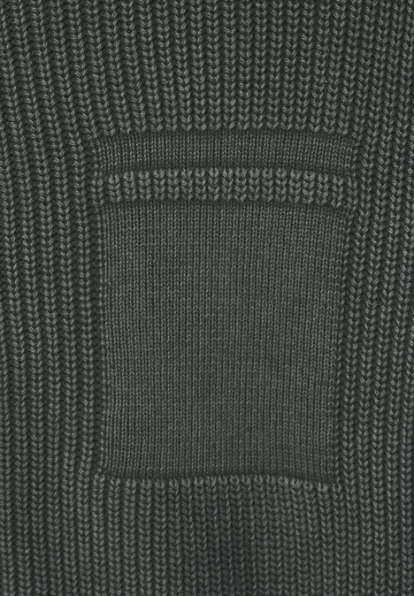 Cardigan avec fermeture éclair light iron grey
