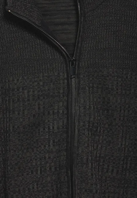Strukturjacke Black