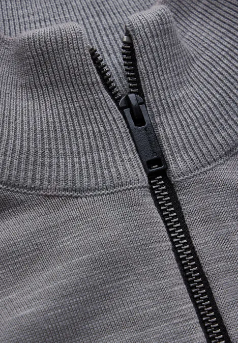 Veste en tricot au look délavé thunder grey