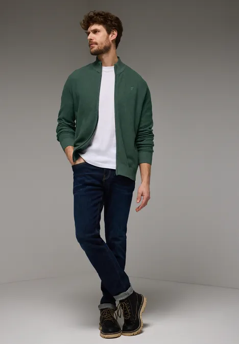 Veste structurée mineral green