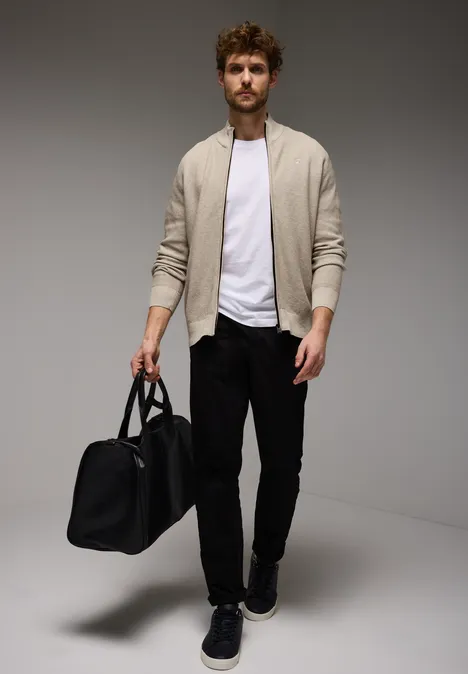 Veste structurée granite beige