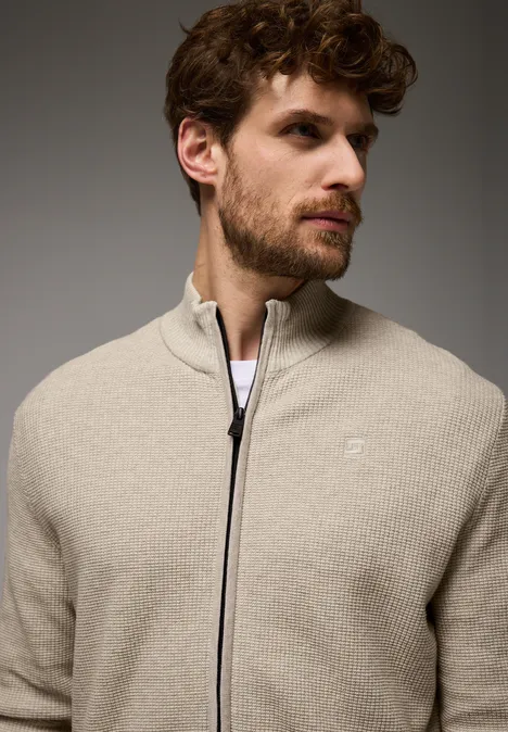 Veste structurée granite beige