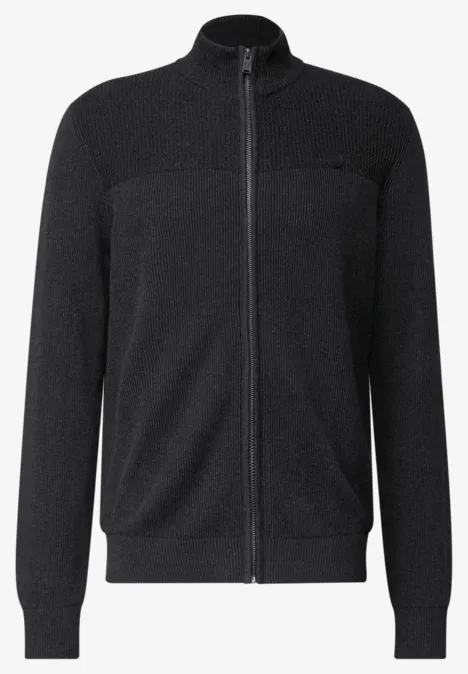 Two-Tone Strukturjacke anthra grey melange