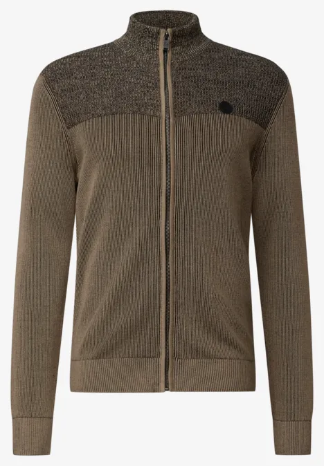 Veste structurée Two-Tone dull brown