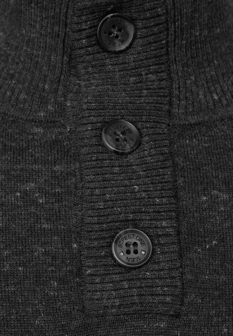 Pull-over en tricot troyer anthra grey melange