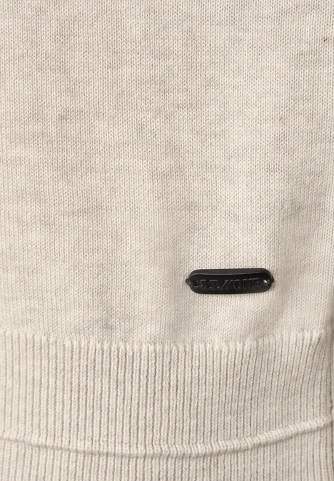 Pull-over à col montant wool white