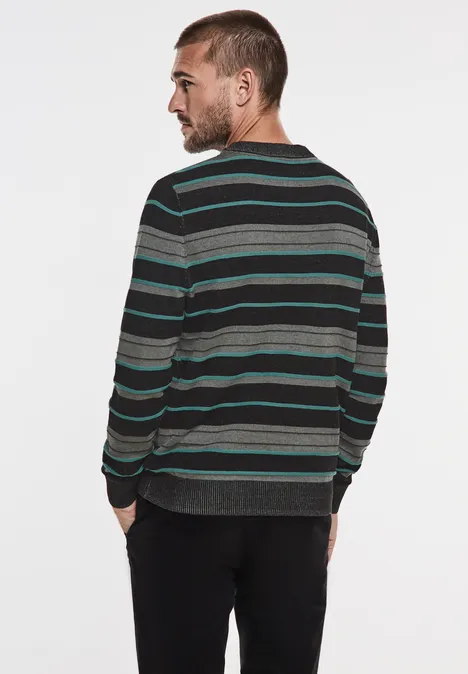 Pull-over à rayures Black