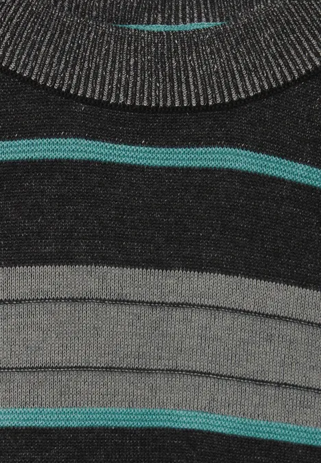 Pull-over à rayures Black