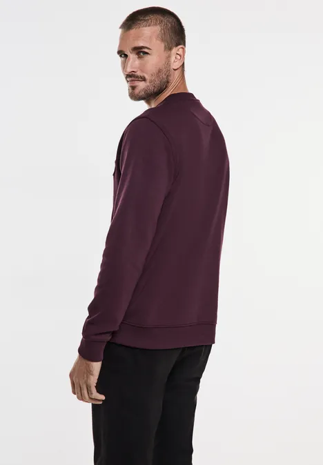 Sweatshirt met wording ink red