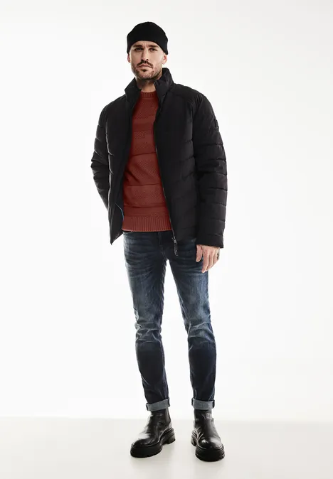 Pull-over à motif rusty red