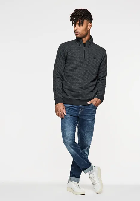 Troyer avec structure anthra grey melange