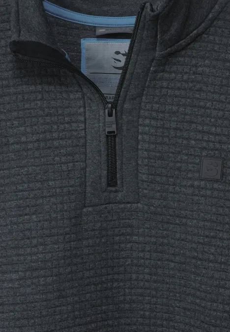 Troyer avec structure anthra grey melange
