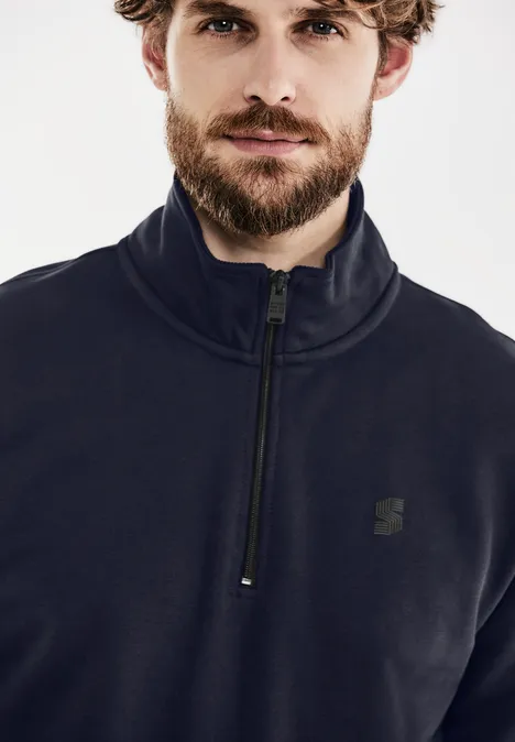 Sweat-shirt troyer eclipse blue