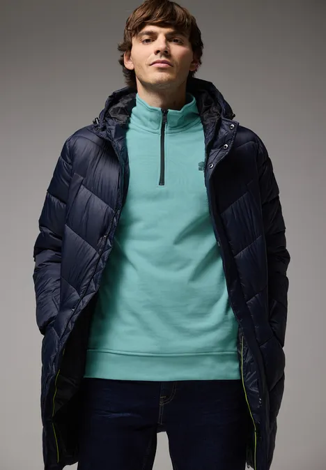 Sweat-shirt troyer aurora turquoise