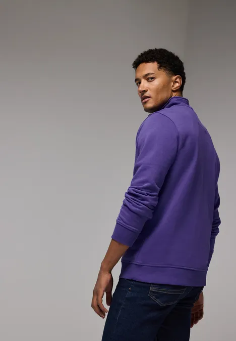 Sweat-shirt troyer ultra violet