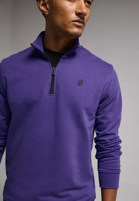 Sweat-shirt troyer ultra violet