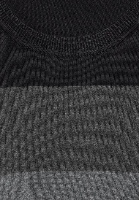 Pull en maille fine Black
