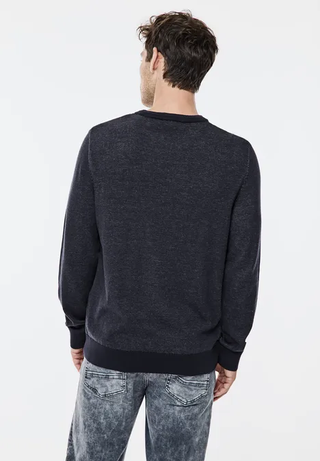 Pull en optique Two Tone nightfall blue