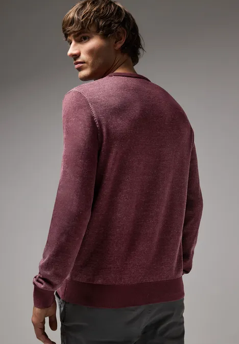 Pull en optique Two Tone vintage red
