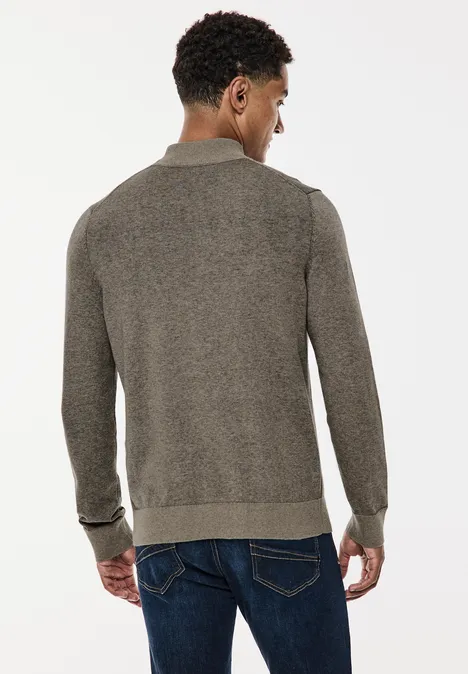 Pull en optique Two Tone timber brown melange