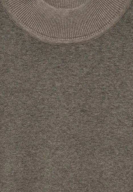Pull en optique Two Tone timber brown melange