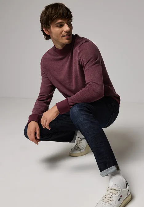 Pull en optique Two Tone vintage red