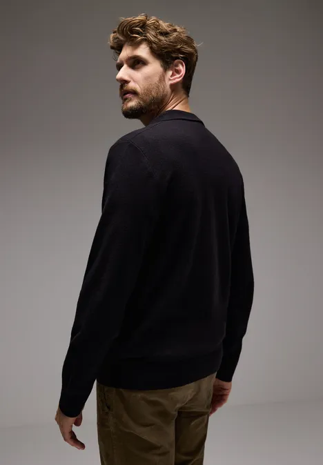 Softes Poloshirt Black