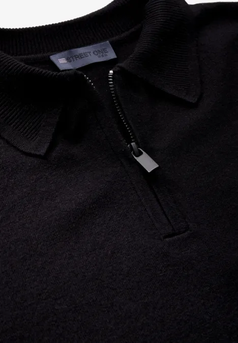 Softes Poloshirt Black