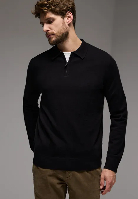 Softes Poloshirt Black