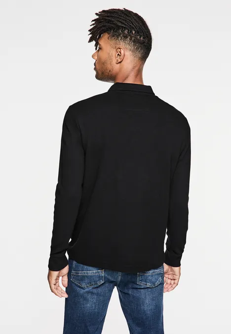 Ottoman-Pullover Black