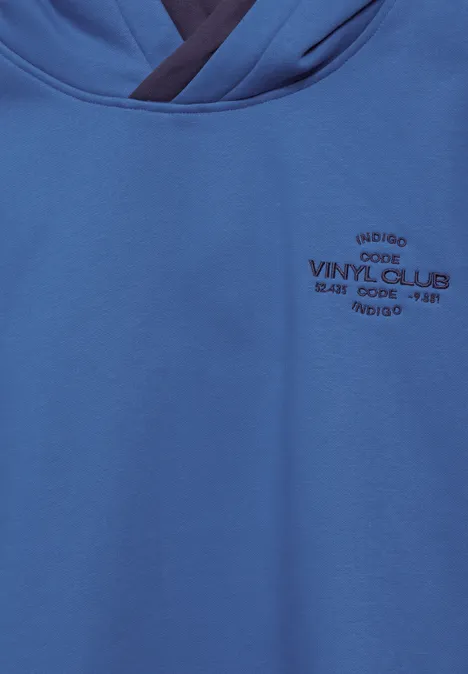 Sweat à capuche casual blue