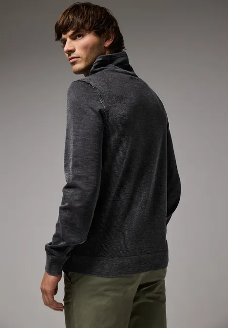 Pull à l'aspect délavé Black