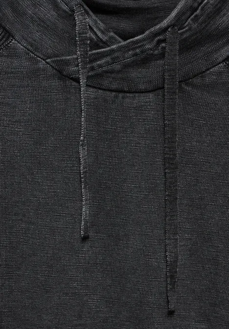 Pull à l'aspect délavé Black