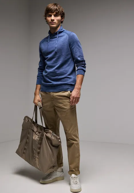 Pull à l'aspect délavé casual blue