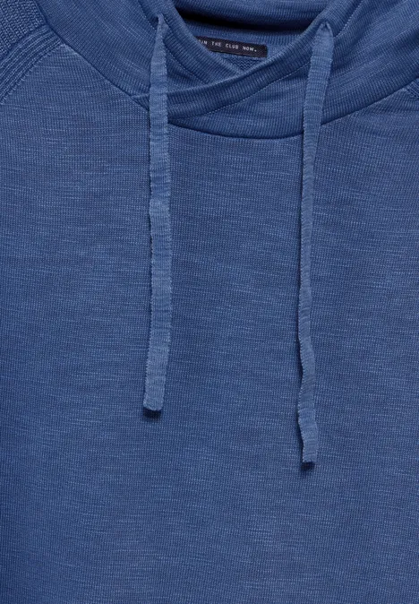 Pull à l'aspect délavé casual blue