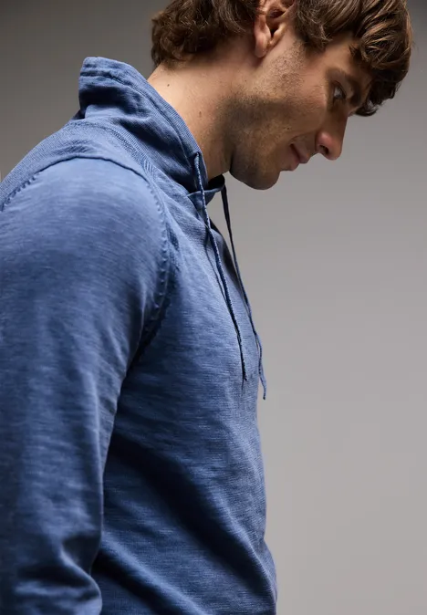 Pull à l'aspect délavé casual blue