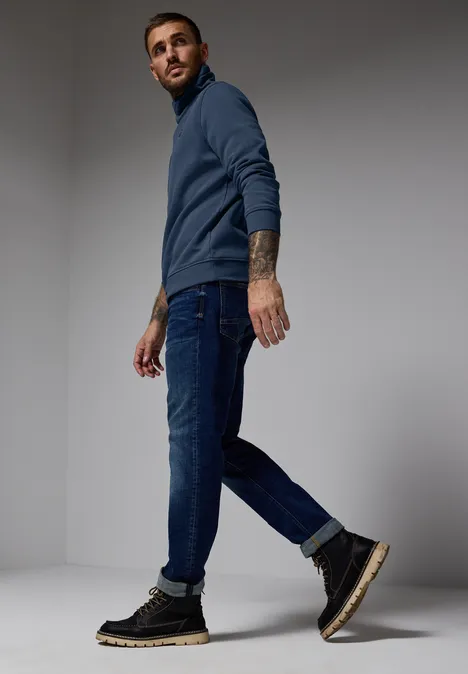 Sweat-shirt doux infinite blue