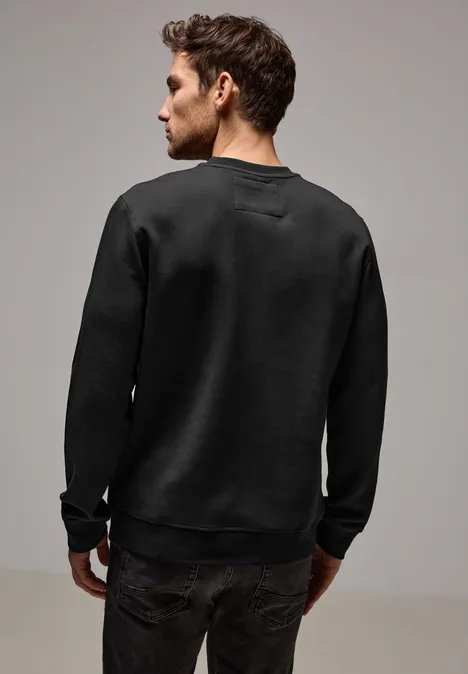 Sweater avec petit imprimé Black