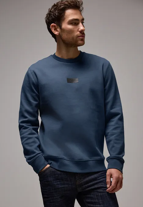 Sweater avec petit imprimé infinite blue