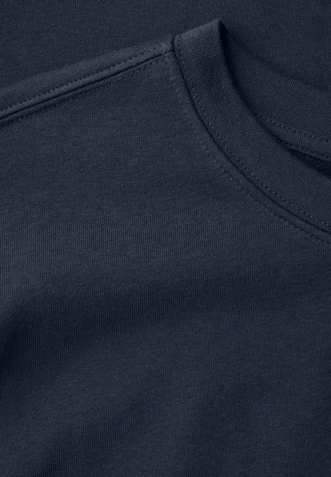 Sweater met ronde hals night blue